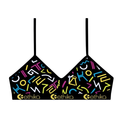 Ethika 90's Retro Bralette Bra Dam Olika Färger | PBN682745