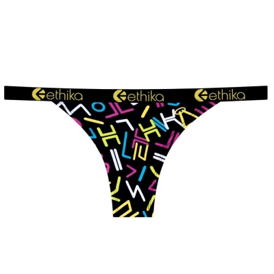 Ethika 90's Retro Brazilian Cheeky Underwear Dam Olika Färger | TCS685132