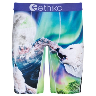 Ethika Aurora Wolves Staple Underwear Herr Olika Färger | UZB640389