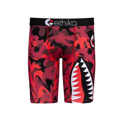 Ethika BMR Stealth Drip Staple Underkläder Pojke Röda Svarta | LXV147398