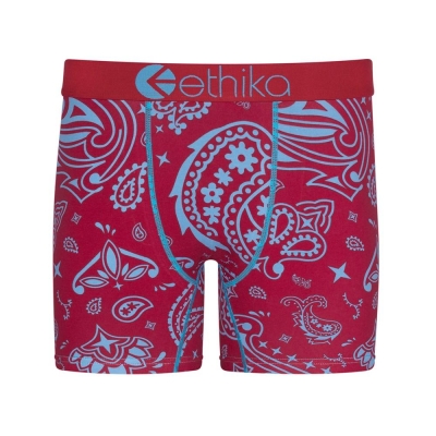 Ethika Bandana Love Mid Boxers Herr Röda | RWX382147