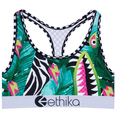 Ethika Bomber Punk Sport Bh Dam Gröna | OVW403578