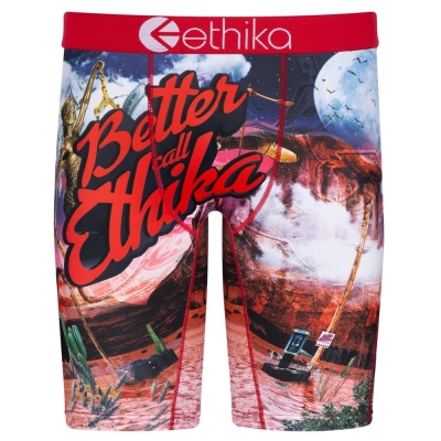 Ethika Burnerz Staple Underwear Herr Röda | HYR103465