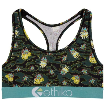 Ethika Camo Paradise Sport Bh Dam Gröna | GHP230476