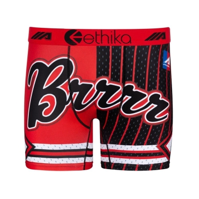 Ethika Coronar Mid Boxers Herr Röda Svarta | MRS316874