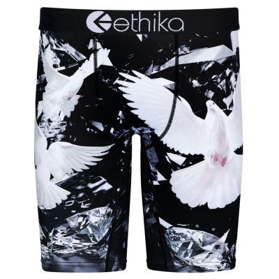 Ethika Dove Diamonds Staple Underwear Herr Svarta Vita | WIR634209