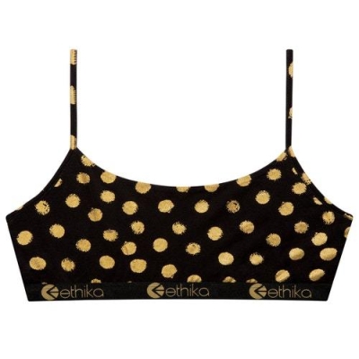 Ethika Gold Member Pullover Bra Dam Svarta Guld | EHS501642