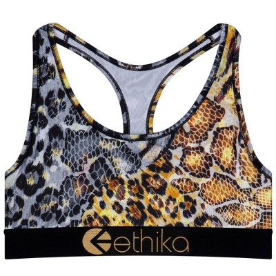 Ethika Golden Twist Sport Bh Dam Leopard | ZAV436170