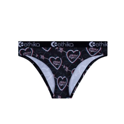 Ethika Heartbreaker 3D Bikini Underkläder Tjej Svarta | OHR349625