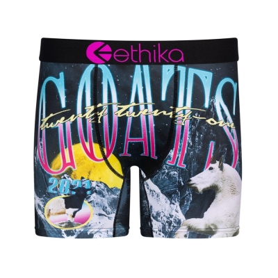 Ethika Los Goats Mid Boxers Herr Marinblå | KDT910835