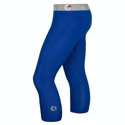 Ethika Micromesh 3/4 Strumpbyxor Herr Blå | QHW172846