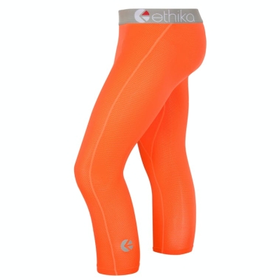 Ethika Micromesh 3/4 Strumpbyxor Herr Orange | WSM062914