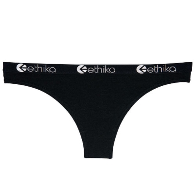 Ethika Midnight Bikini Underwear Dam Svarta | ZID832915