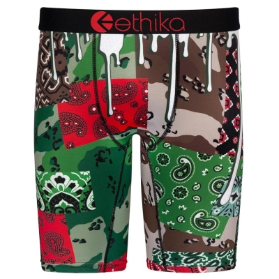 Ethika Paisley Camo Staple Underwear Herr Olika Färger | PAO623501