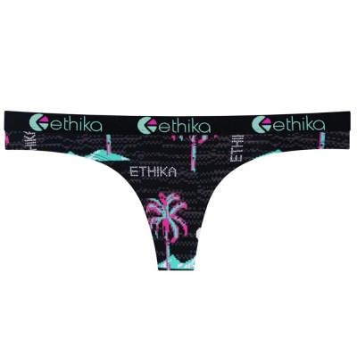 Ethika Patch String Dam Svarta | VFI591347