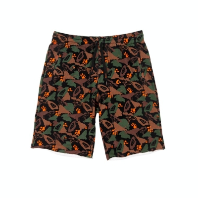 Ethika Raw Edge Shorts Pojke Camouflage | GRQ073925