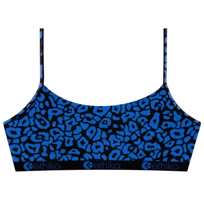 Ethika Sick Cheetah Pullover Bra Dam Blå | DNG013796