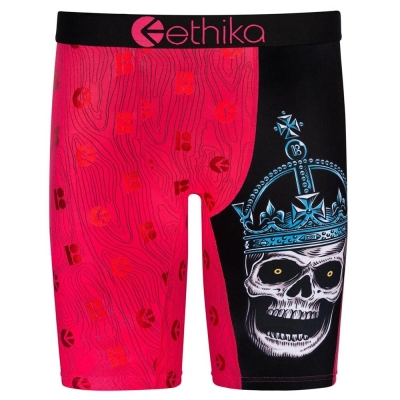 Ethika Skull King Staple Underwear Herr Röda | BJD420781