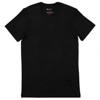 Ethika Slim Modal T-shirt Herr Svarta | HBE472319