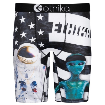 Ethika Stank Staple Underwear Herr Svarta Vita | WUE534710