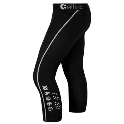 Ethika Subzero 3/4 Strumpbyxor Herr Svarta | ZQI128365