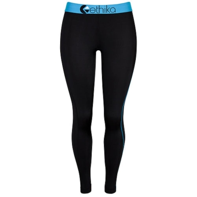 Ethika Subzero Full Strumpbyxor Dam Svarta Blå | XAH751640