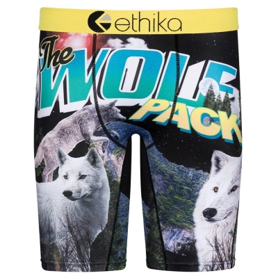 Ethika The Wolf Pack Staple Underwear Herr Svarta | FDO872415