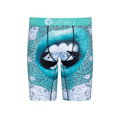 Ethika Tiff Diamond Staple Underkläder Pojke Turkos | CQN904863