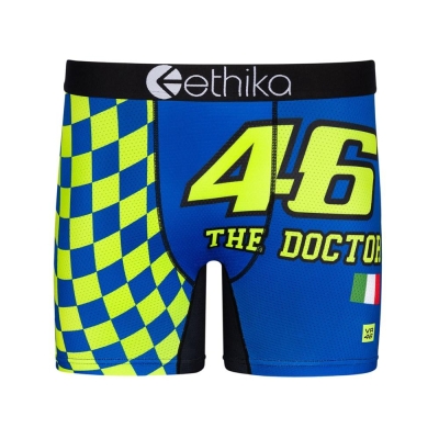 Ethika VR Jersey Mid Boxers Herr Blå Gröna | VNO147985