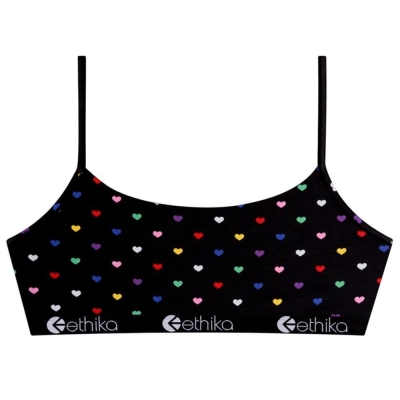 Ethika Xo Xo Pullover Bra Dam Svarta | QST651942