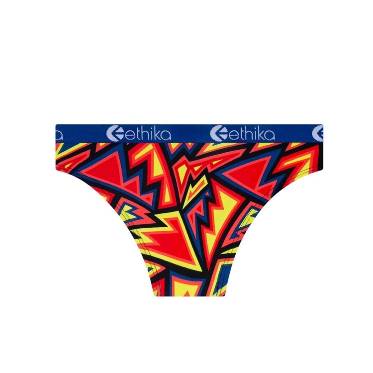 Ethika Abstract Range Bikini Underkläder Tjej Röda Gula | OKD716042