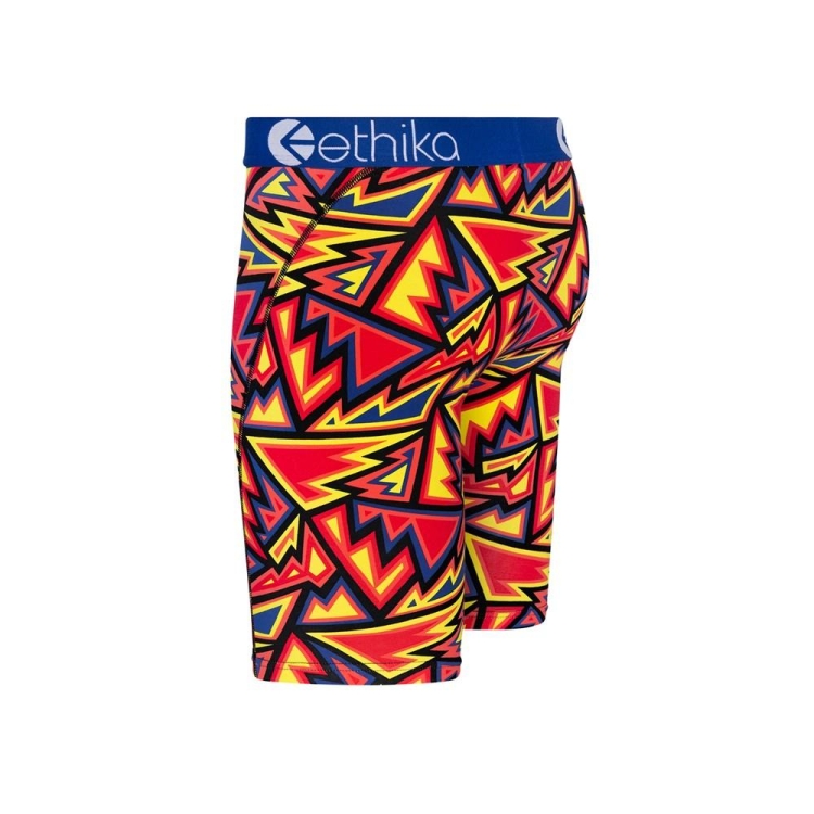 Ethika Abstract Range Staple Underkläder Pojke Röda Gula | GQP938065