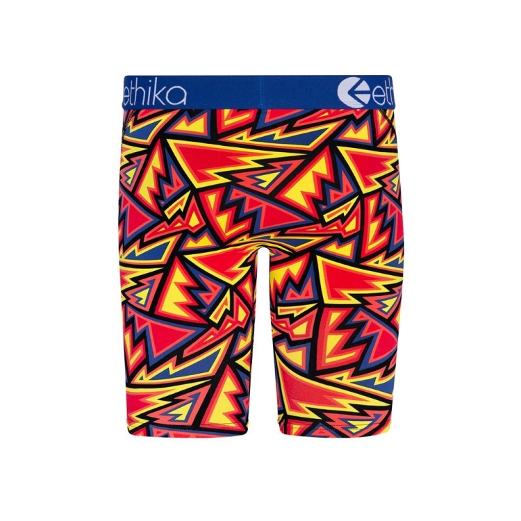 Ethika Abstract Range Staple Underkläder Pojke Röda Gula | GQP938065