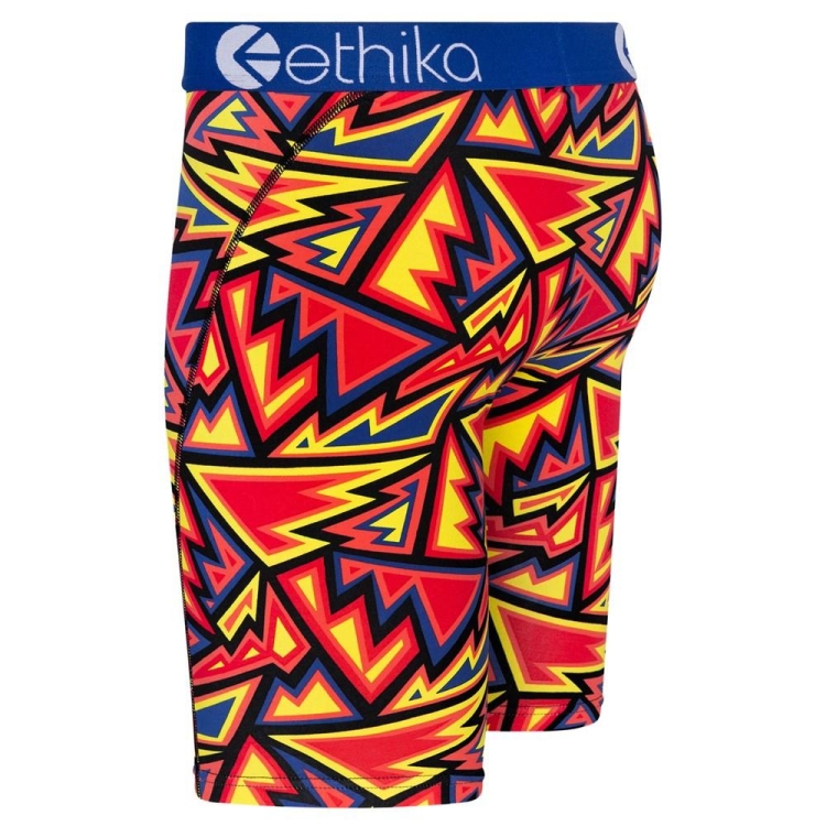 Ethika Abstract Range Staple Underwear Herr Röda Gula | ZTU378126