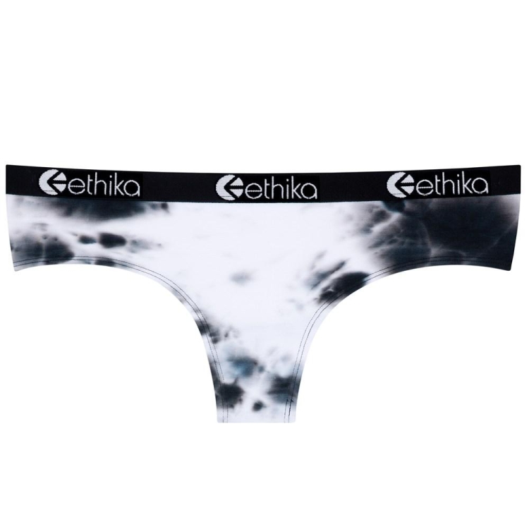 Ethika Acid Dye Cheeky Underwear Dam Marinblå Vita | ZFA415367