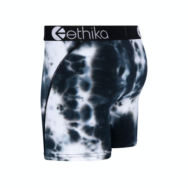 Ethika Acid Dye Mid Boxers Herr Marinblå Vita | TEU307829