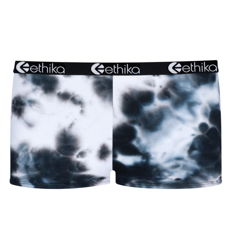 Ethika Acid Dye Shorty Underwear Dam Marinblå Vita | CDI017645