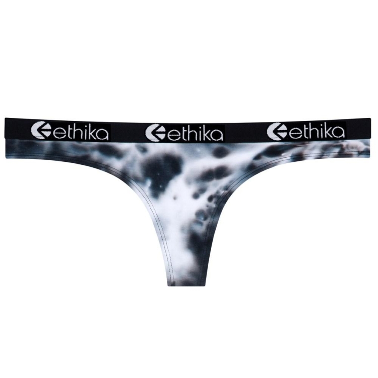 Ethika Acid Dye String Dam Marinblå Vita | ZEH260413