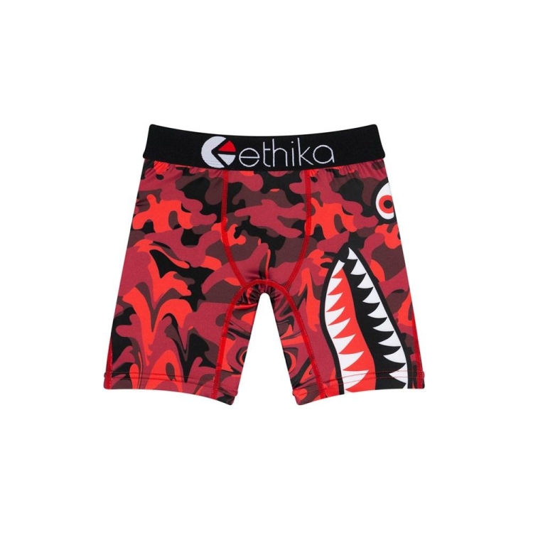 Ethika BMR Stealth Drip Staple Underkläder Pojke Röda Svarta | LRU481695