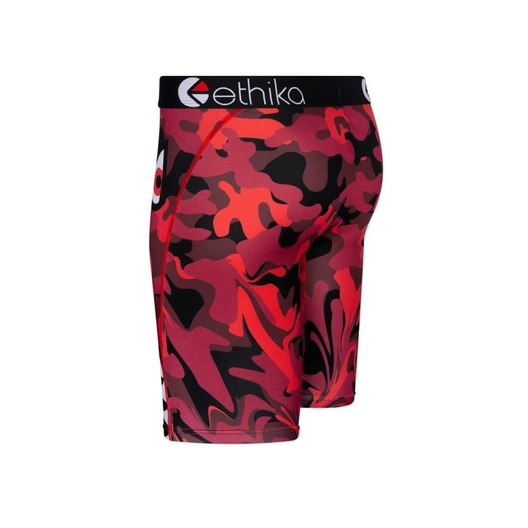 Ethika BMR Stealth Drip Staple Underkläder Pojke Röda Svarta | LXV147398