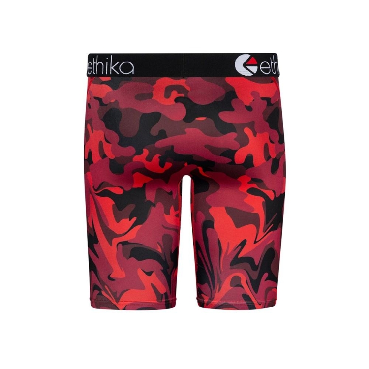 Ethika BMR Stealth Drip Staple Underkläder Pojke Röda Svarta | LXV147398