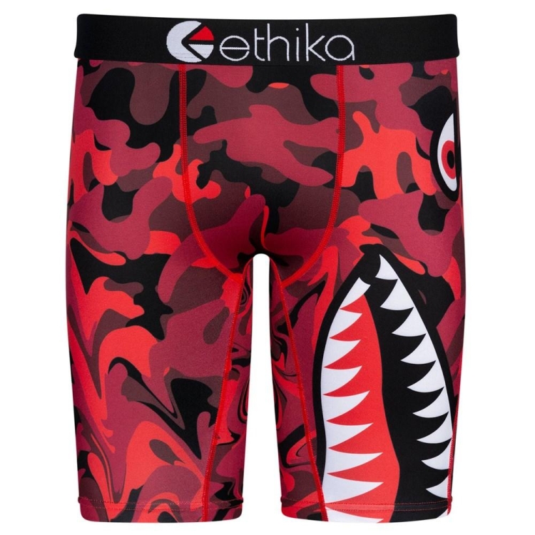 Ethika BMR Stealth Drip Staple Underwear Herr Röda Svarta | WKZ425916