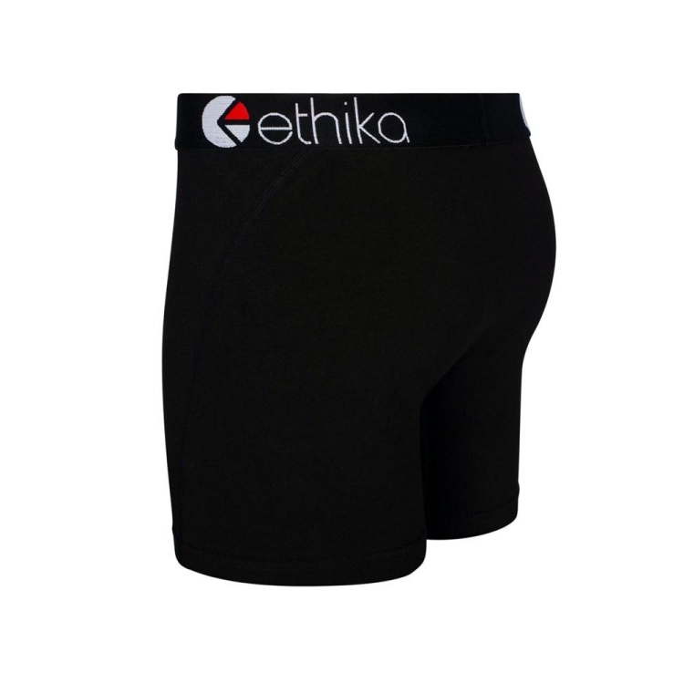 Ethika BlackOut Mid Boxers Herr Svarta | FTB035192