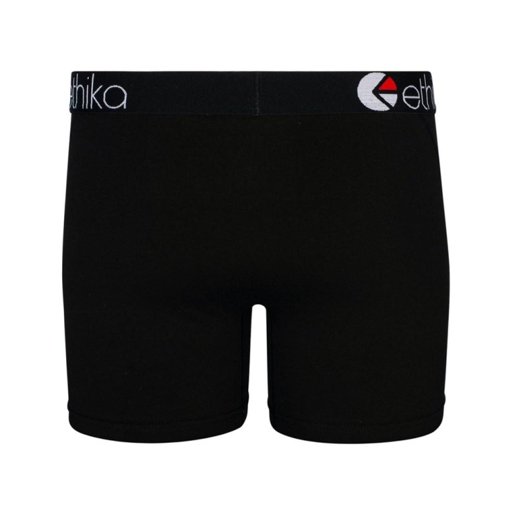 Ethika BlackOut Mid Boxers Herr Svarta | FTB035192