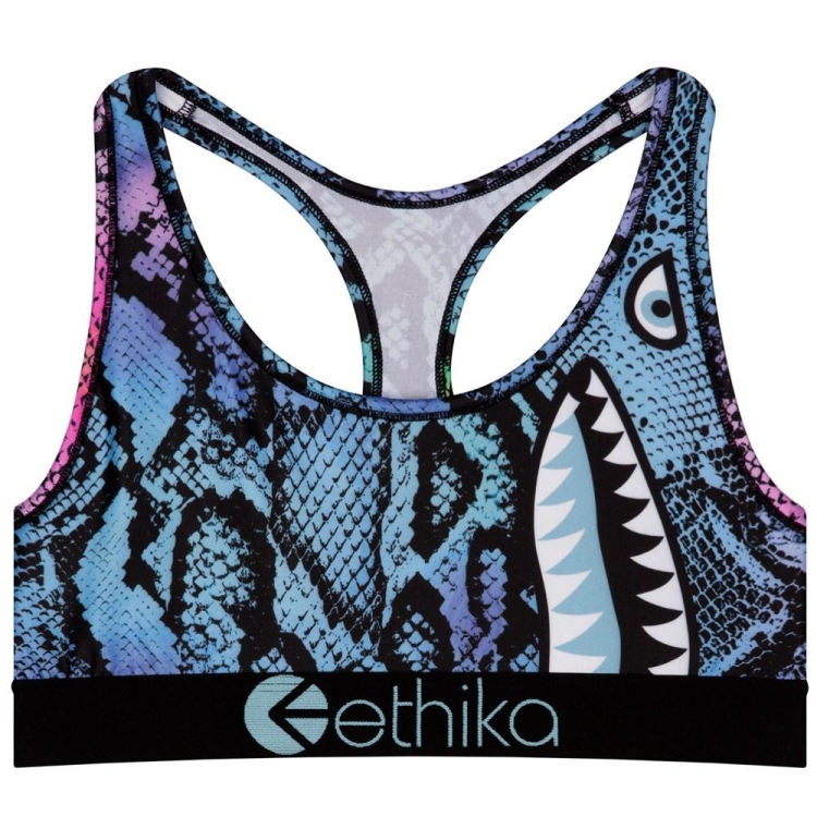 Ethika Bomber Mermaid Sport Bh Dam Blå | KGE413709