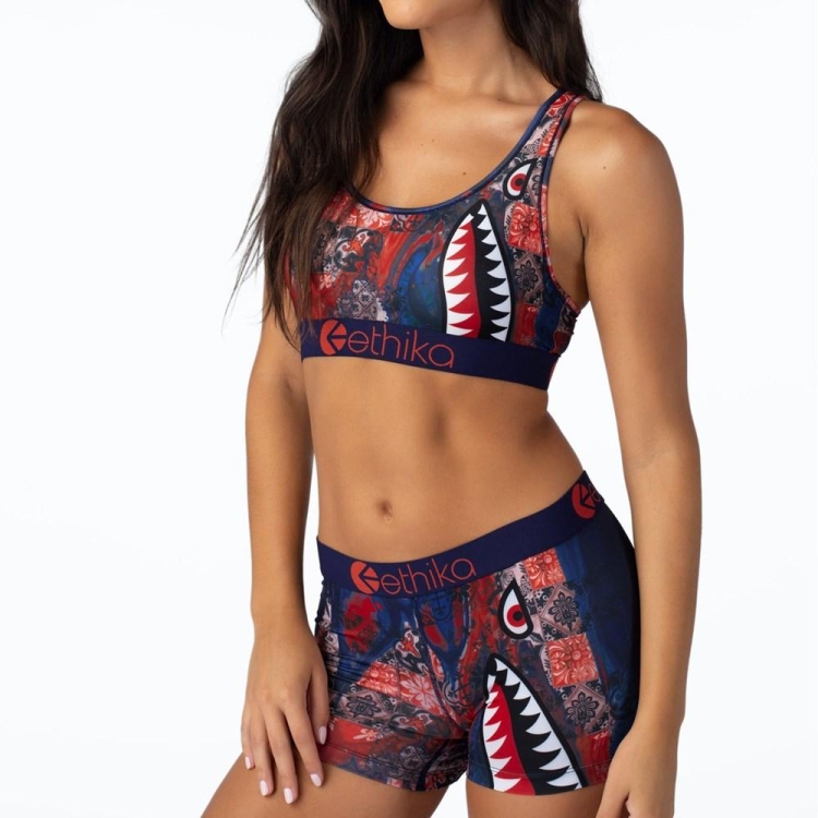 Ethika Bomber Mosaic Sport Bh Dam Olika Färger | CHD389241