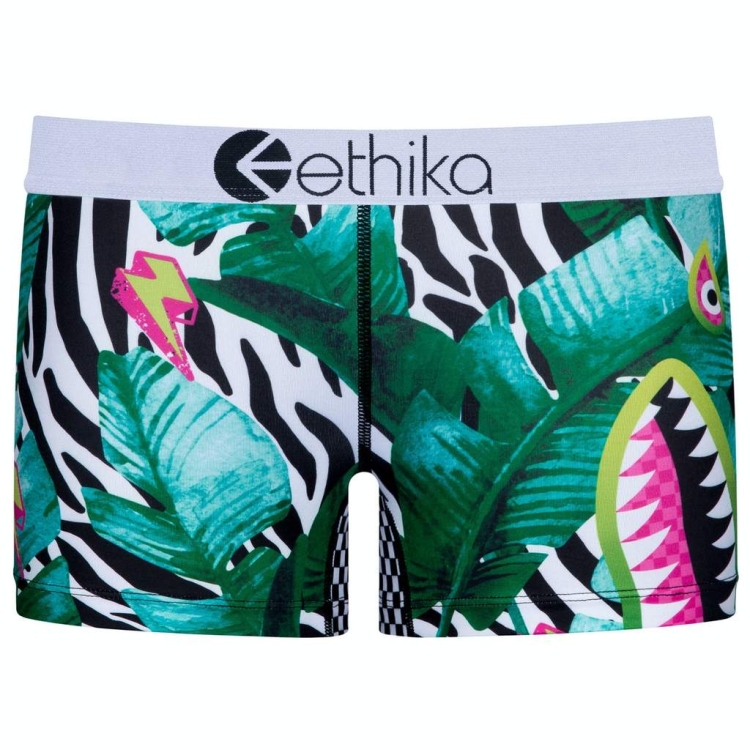 Ethika Bomber Punk Staple Underwear Dam Gröna | MQE053728