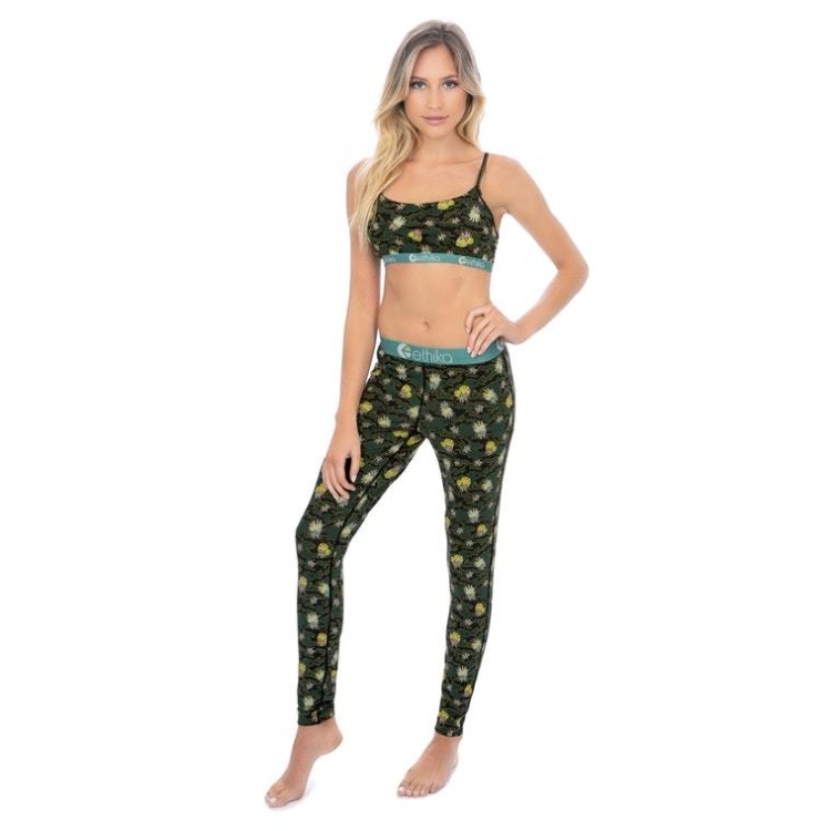 Ethika Camo Paradise Leggings Dam Gröna | MDI805921