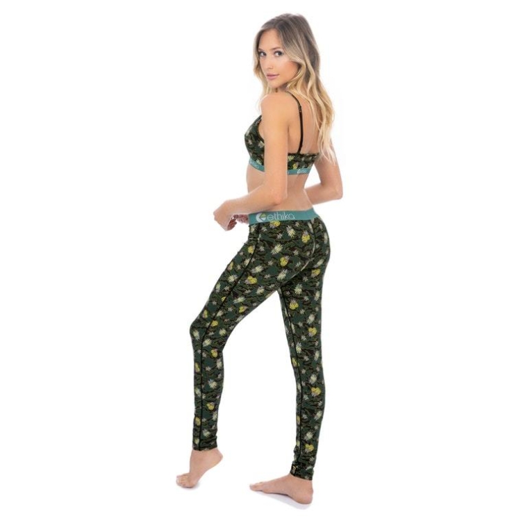 Ethika Camo Paradise Leggings Dam Gröna | MDI805921