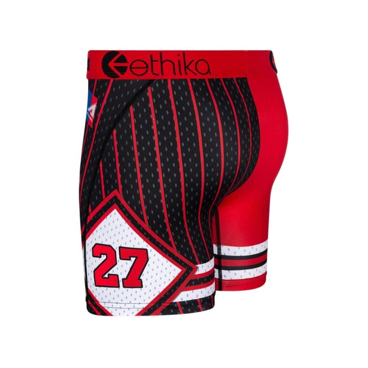 Ethika Coronar Mid Boxers Herr Röda Svarta | MRS316874